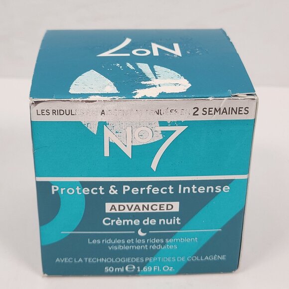 No7 Protect & Perfect Intense Advanced Night Cream 50ml NIB - Picture 2 of 5
